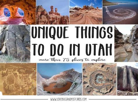 Unique Things To Do In Utah Lovebugs And Postcards Things To Do