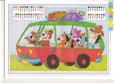 Free cross stitch patterns cartoon characters. Hanna-Barbera cross stitch characters - free cross stitch ...