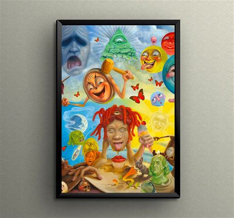 Trends International Trippie Redd Art Wall Poster Etsy