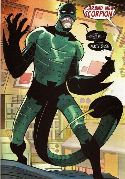 Mac Gargan Scorpion Venom Earth 616 Simbiontes Cómics Personajes