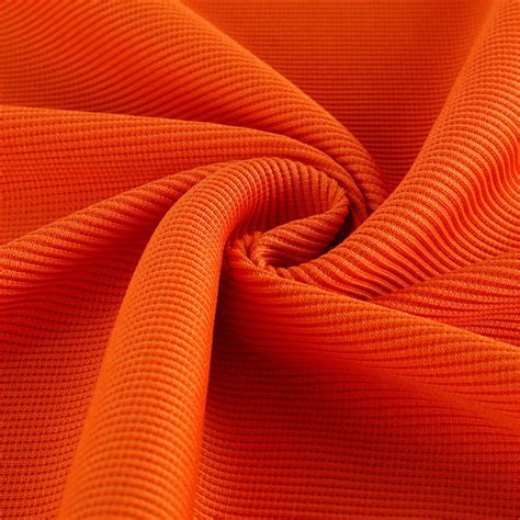 China China Wholesale Double Knit Fabric Polyester Spandex 2×2 Rib