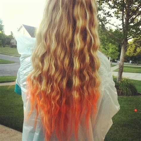 My daughter chose grape, hoping for purple tips but with her light brown/dirty blond hair it came out more of a maroon color. Pin on Hair Colors