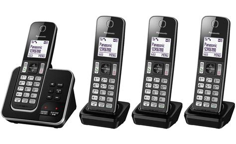Panasonic Dect Digital Cordless Phone Auad Pack Kxtgd324alb Retravision