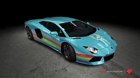 Lamborghini Murcielago Rainbow Draw Easy
