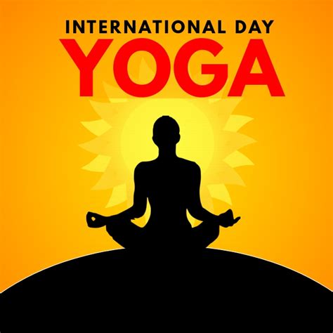International Yoga Day Instagram Post Template Postermywall