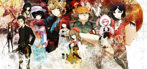 Steins Gate; Lab Members HD Wallpaper | Background Image | 4000x1906
