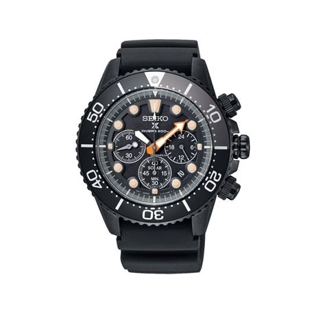 Gents Seiko Prospex Solar Chronograph Black Series Watch Watches From