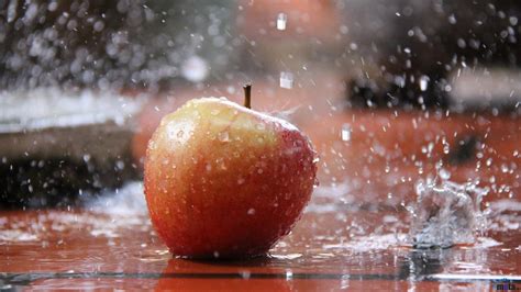 49 Apple Raindrop Wallpaper Wallpapersafari