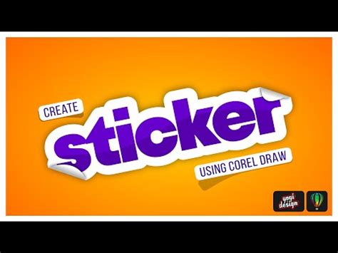 Learn How to create a Peeled Sticker Text Effect in Corel Draw | Create ...