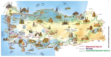 Learn how to create your own. Большая туристическая карта Турции | Турция | Азия | Maps ...