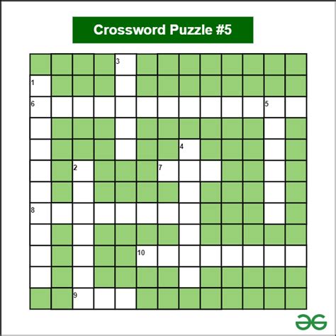Crossword Puzzle Of The Week 5 For Working System The Virtual Info