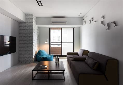 Modern Contemporary Small Apartment Interior Design By Z Axis Design