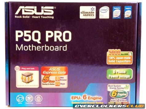 Asus P5q Pro Review Overclockers Club
