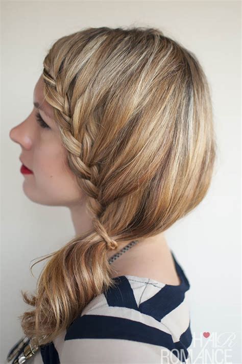 The topsy tail is back! Lace Braid Hairstyle Tutorial - Hair Romance