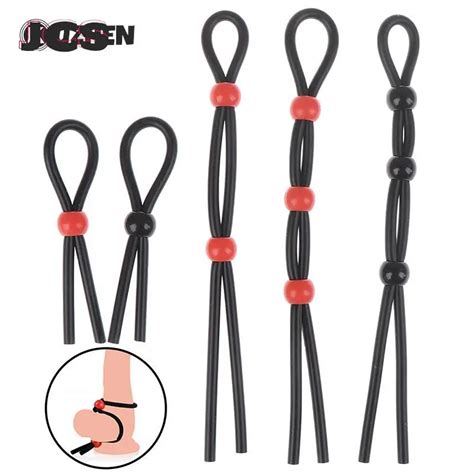 Adjustable Rope Cock Rings Scrotum Bind Penis Ring Sex Products For