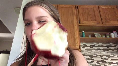 Eating A Candy Apple Asmr Youtube