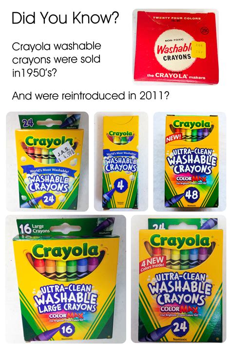 Washable Crayons | Washable crayons, Crayon, Crayola crayons