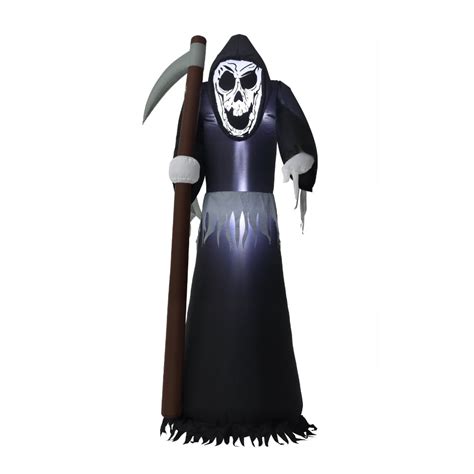 Grim Reaper Halloween Inflatable 244cm Witches Of Halloween