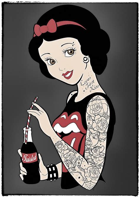 disney princesses with tattoos and piercings