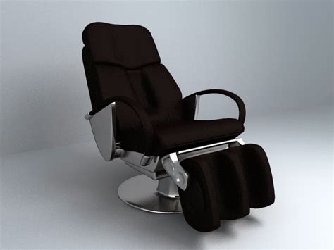 Free 3d model of massage chair for free download, files available in: Massage Chair 3d models series free download collection 009