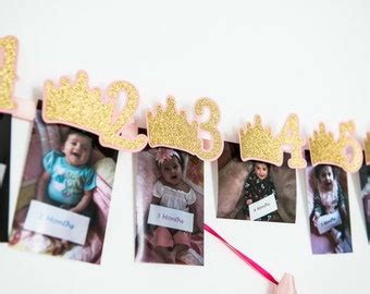 Pink And Gold First Birthday Party Package Photo Banner