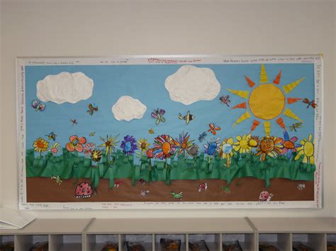 Your diy bulletin board is there when you need it ! Bulletin Board Ideas: Spring Into Summer