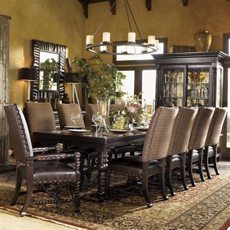 Tommy bahama style pedestal dining room set 60 inch round table. Tommy Bahama Home Kingstown Pembroke Rectangular Formal ...