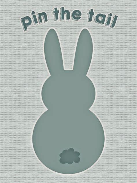 Helping Kids Grow Up Pin The Tail On The Easter Bunny Printable