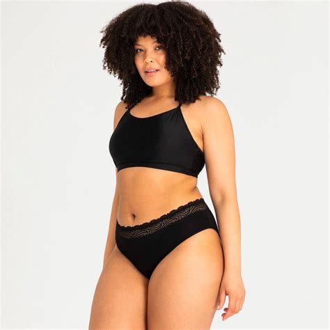 buy modibodi sensual hi waist bikini period undies heavy overnight black biome online