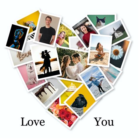 9 Heart Photo Collages And How To Make Them