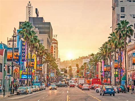 Los Angeles Ca Hollywood Blvd Cheap Places To Travel Places To