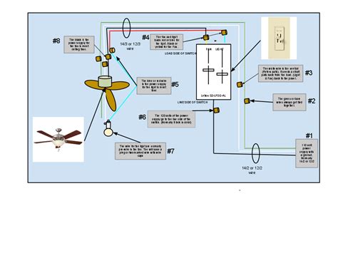 Wiring, installation in existing construction, completing 2. Nutone Ceiling Fan Light Model 763rln Wiring Diagram ...
