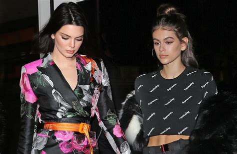 Kaia Gerber And Bff Kendall Jenner Go Party Amid Friendship Drama
