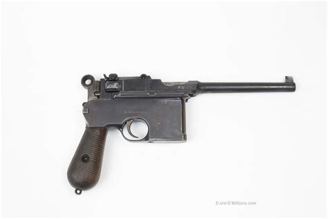Rare Deactivated Large Ring Flat Side Mauser C96 763mm Pistol