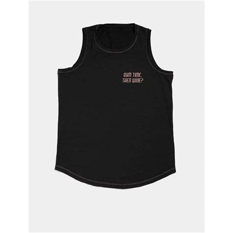 Skinny Dip Gymtime Vest Black