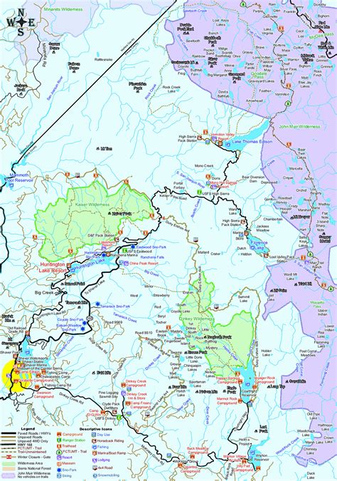 Map The Shaver Lake Times