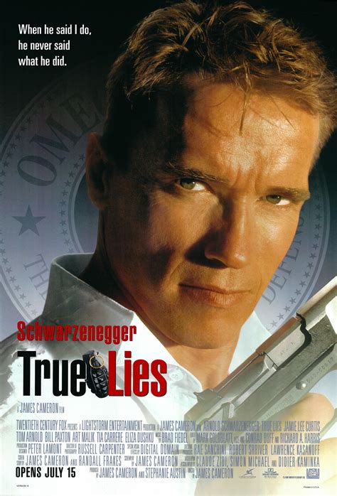 True Lies 1994 Original One Sheet Movie Poster Etsy In 2022 True Lies Movie True Lies