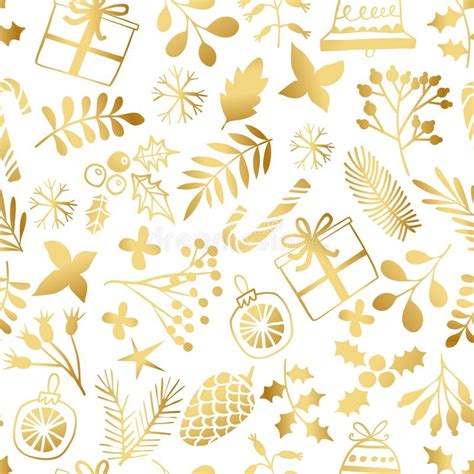 Touch device users, explore by touch or with swipe gestures. Weihnachtsgoldfarbenes Nahtloses Muster Golduntergrund Für ...