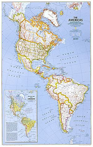 Americas X Laminated Ng Americas Both North South Together On
