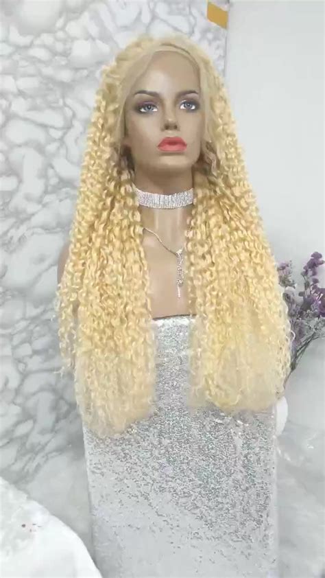 Amara Wholesale Kinky Curly Human Hair Hd 134 Lace Frontal Wig Full