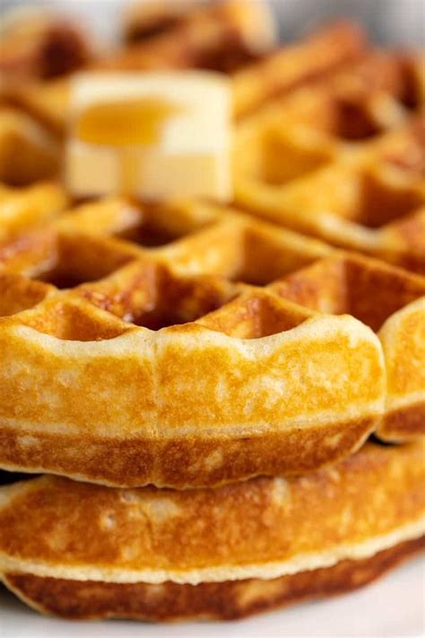 Here's an easy to follow homemade belgian waffle recipe for waffles that are crispy light and delicious! Perfectly Easy Homemade Waffle Recipe | Recipe | Waffles ...
