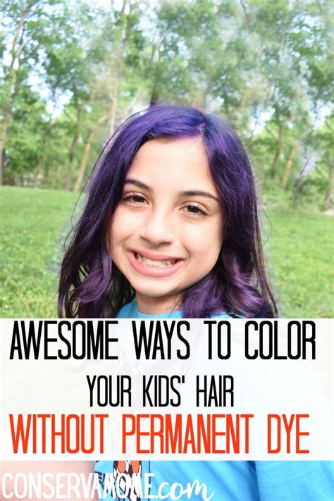 Conservamom Awesome Ways To Color Your Kids Hair