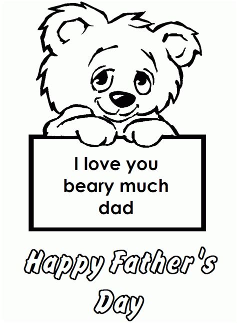 Fathers day coloring pictures are something that can help your little ones express the love and respect they have for their father's in a special way. Happy Fathers Day Coloring Pages Printable - Coloring Home