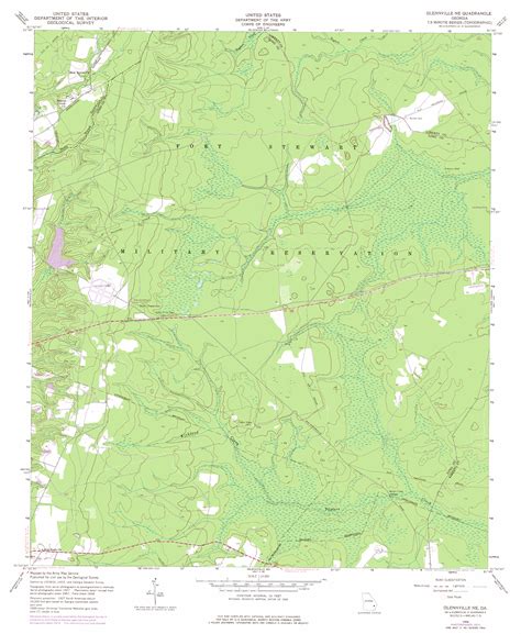 Glennville Ne Ga Topographic Map Topoquest