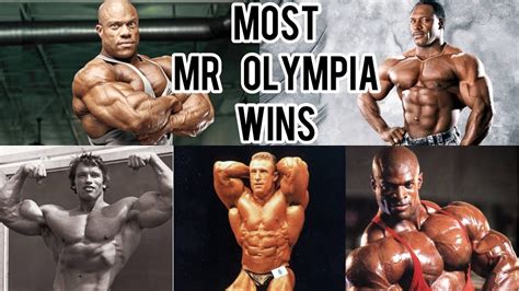 Top 5 Bodybuilders With Most Mr Olympia Wins Youtube