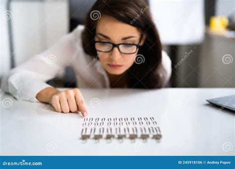 Obsessed Compulsive Perfectionist With Ocd Disorder Stock Photo Image