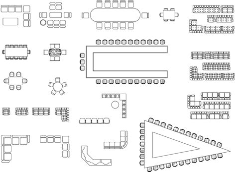 Living room furniture free autocad drawings. Download Free Furniture CAD Blocks - Cadbull