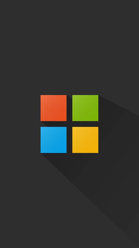 1080x1920 Microsoft Minimal Logo 4k Iphone 7,6s,6 Plus, Pixel xl ,One ...