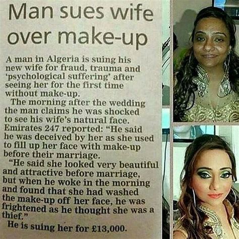 Algerian Man Shocked On Seeing Wife Without Makeup Word Matters