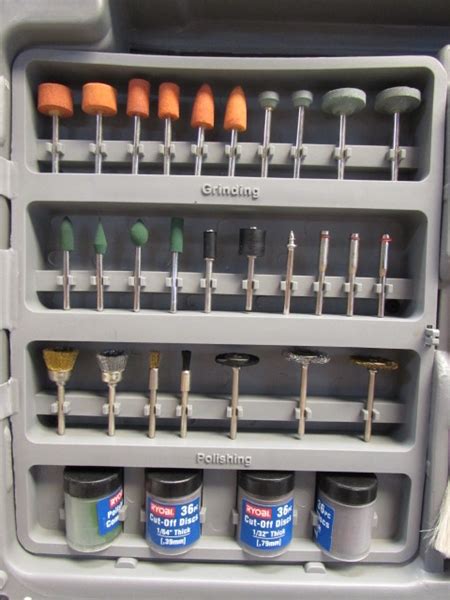 Tools promo.ryobitools.com more results ››. Lot Detail - RYOBI ROTARY TOOL KIT IN EXCELLENT CONDITION
